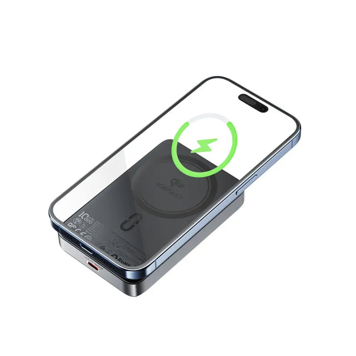 Acefast M11-10000 30W Qi2 Magnetic Power Bank with MagSafe - Black - Powerbanks<<<HurtelXML