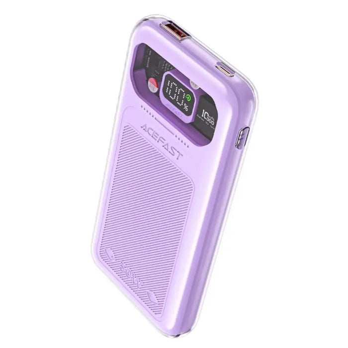 Acefast powerbank 10000mAh Sparkling Series fast charging 30W purple (M1) - Powerbanks<<<HurtelXML