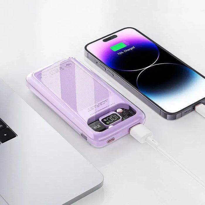 Acefast powerbank 10000mAh Sparkling Series fast charging 30W purple (M1) - Powerbanks<<<HurtelXML