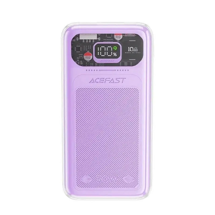 Acefast powerbank 10000mAh Sparkling Series fast charging 30W purple (M1) - Powerbanks<<<HurtelXML