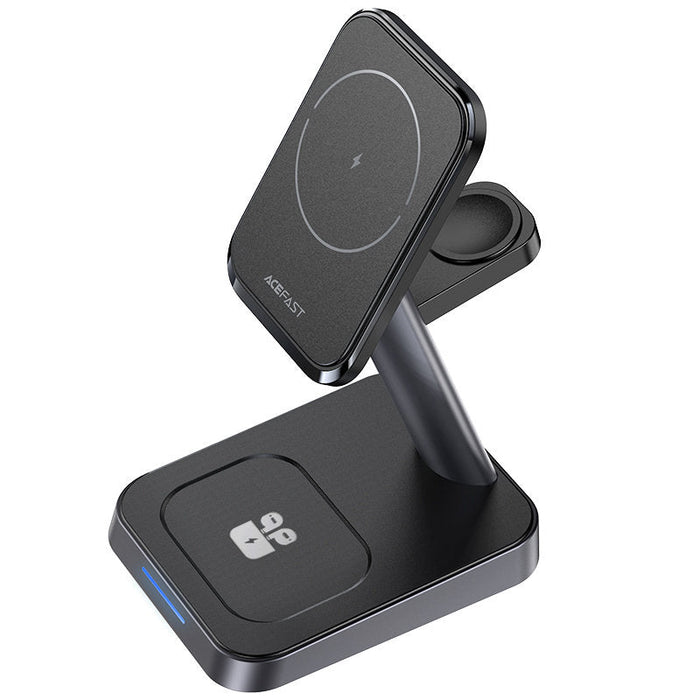 Acefast Qi Wireless Charger 15W for iPhone (with MagSafe) Apple Watch and Apple AirPods Stand Holder Magnetic Holder