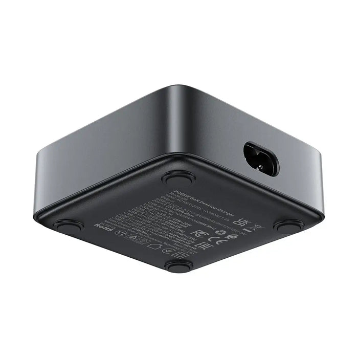 Acefast Z6 PD65W GaN Charging Station (2 x USB-C + 2 x USB-A) with US Tip - Black - Cell phone USB charger<<<HurtelXML