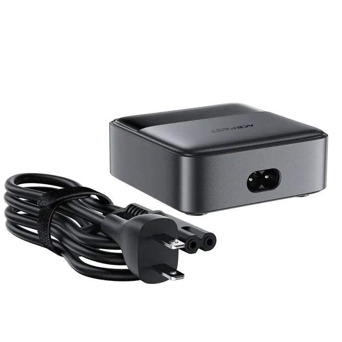 Acefast Z6 PD65W GaN Charging Station (2 x USB-C + 2 x USB-A) with US Tip - Black - Cell phone USB charger<<<HurtelXML