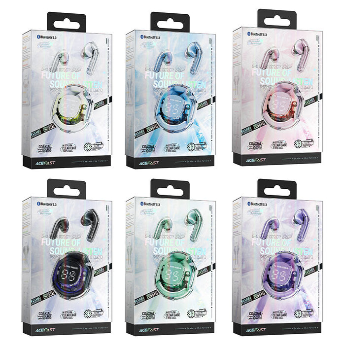 Acefast T8 TWS Bluetooth Wireless Headphones - White