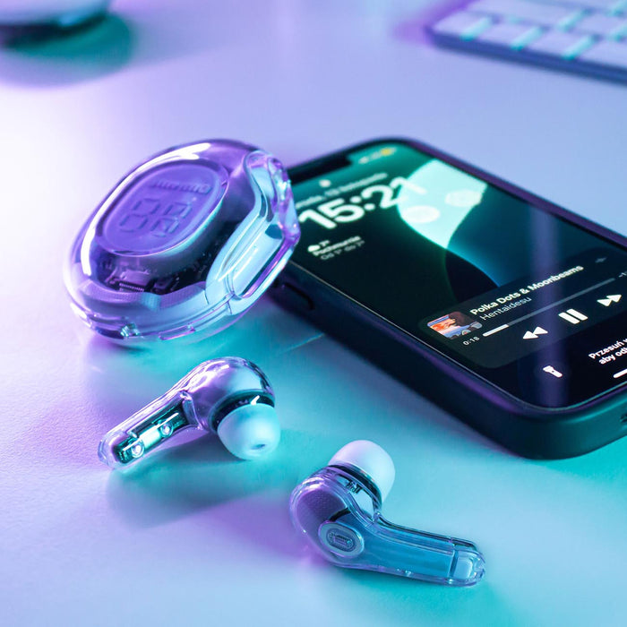 Acefast T8 TWS Bluetooth Wireless Headphones - Purple