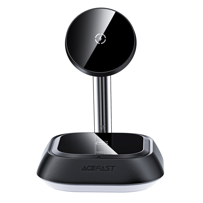 3in1 Acefast E16 15W inductive charging station for phone / headphones / watch - black