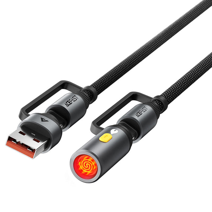 Acefast USB/USB-C to Type-C Cable with Cigarette Lighter Adapter, 1.2m