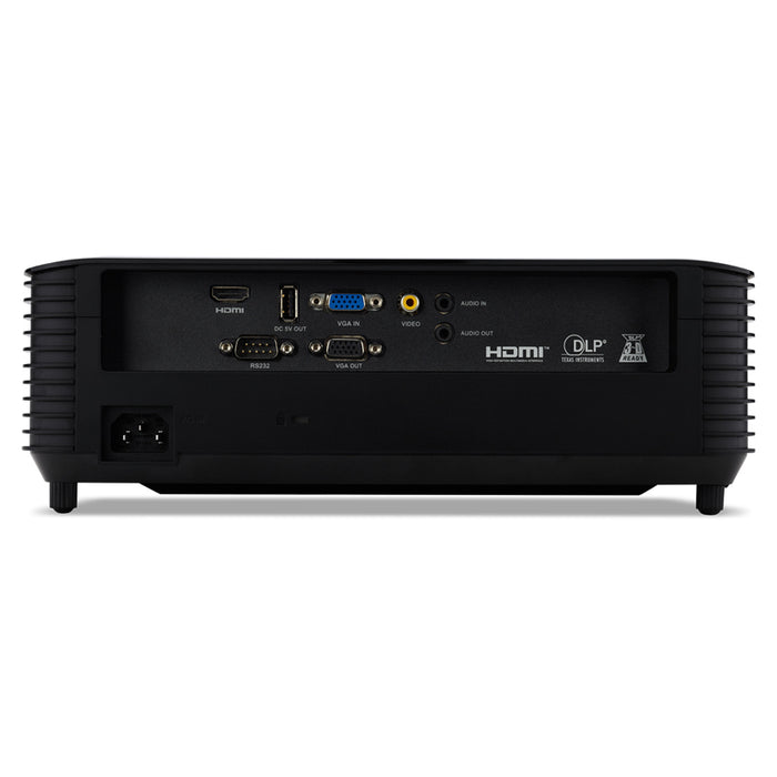 Acer Projector X119H, DLP, SVGA (800x600), 4800 ANSI Lumens, 20 000:1, 1.1x, 3D ready, HDMI 1.4, VGA, DC Out (5V/2A, USB-A), RCA, Audio in, Speaker 3W, Bluelight Shield, Sealed Optical Engine, LumiSense, 2.7kg, 2Y, Black