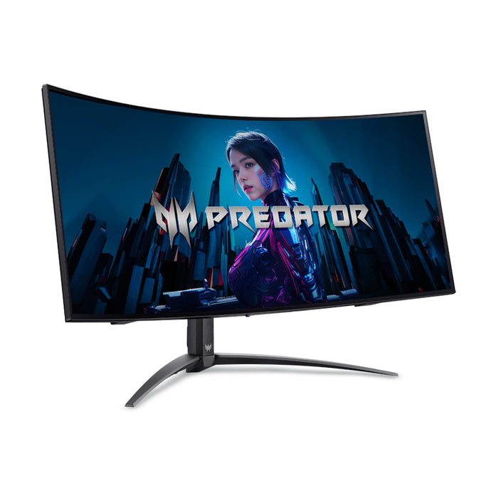 Monitor ACER Predator X34 X0bmiiphux UM.CXXEE.001 0.231 mm, 178°/178°, VA, 34.0 ", 86.4 cm, 3440x1440, 200.00 Hz, 1.00 ms, HDMI, DisplayPort, USB-C, BLACK