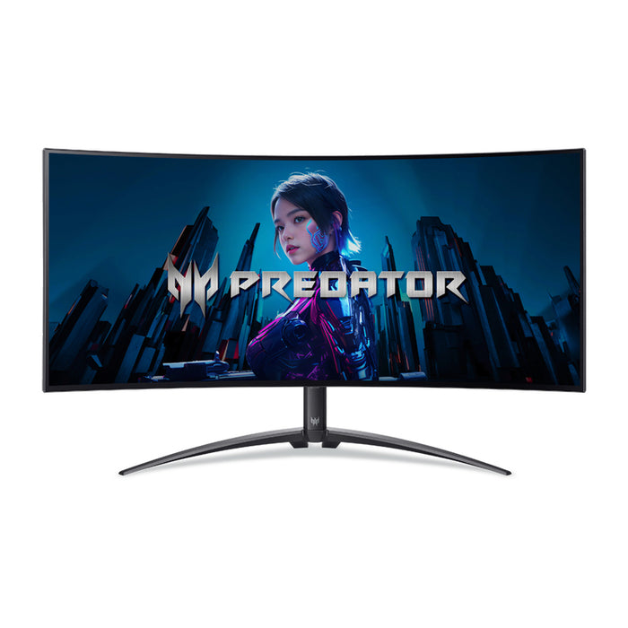 Monitor ACER Predator X34 X0bmiiphux UM.CXXEE.001 0.231 mm, 178°/178°, VA, 34.0 ", 86.4 cm, 3440x1440, 200.00 Hz, 1.00 ms, HDMI, DisplayPort, USB-C, BLACK