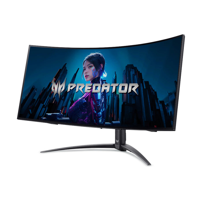 Monitor ACER Predator X34 X0bmiiphux UM.CXXEE.001 0.231 mm, 178°/178°, VA, 34.0 ", 86.4 cm, 3440x1440, 200.00 Hz, 1.00 ms, HDMI, DisplayPort, USB-C, BLACK