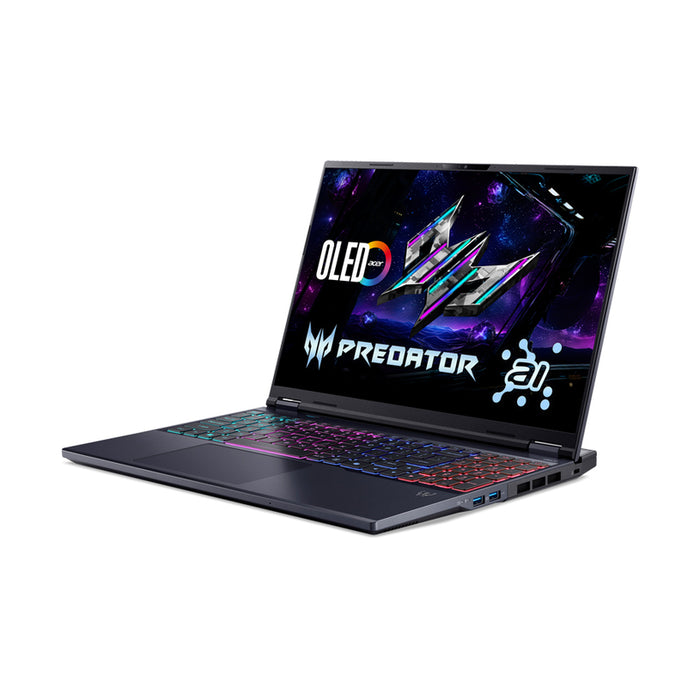 Gaming laptop ACER Predator Helios Neo 16 AI PHN16-73-900F NH.QX3EX.001 16.0 ", INTEL CORE ULTRA 9 275HX, RAM 32 GB, SSD 1000 GB, NVIDIA GEFORCE RTX5070, 8 GB GDDR7, WINDOWS 11, ABYSSAL BLACK