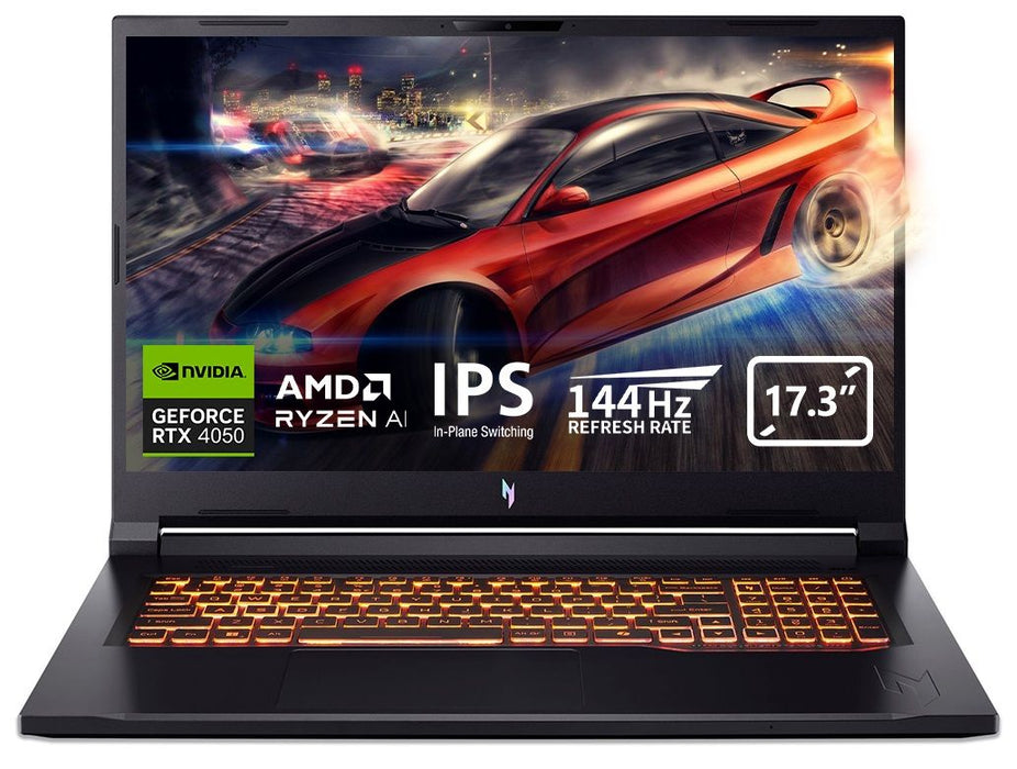 ACER Nitro V17 ANV17-61 AMD Ryzen Al 5 340 17.3inch FHD 16GB 512GB RTX 4050 NOOS