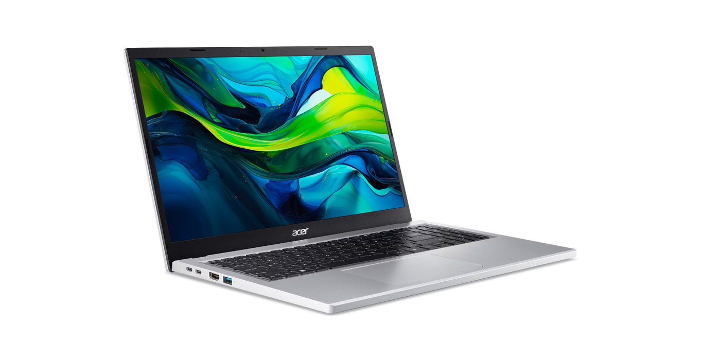 Acer Aspire Go 15 AG15-32P-39R2 Intel Core 3 N355 Laptop 39.6 cm (15.6") Full HD 8 GB DDR5-SDRAM 128 GB SSD Wi-Fi 6 (802.11ax) Windows 11 Home Silver New Repack/Repacked