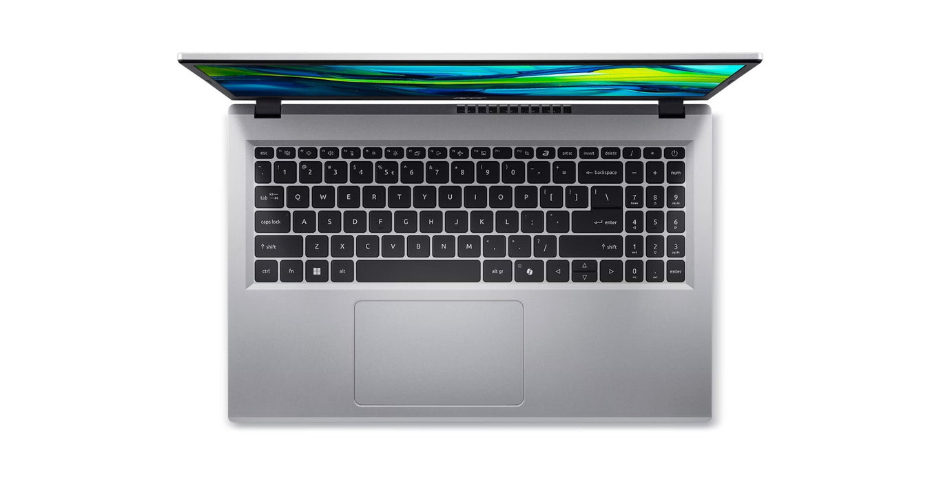 Acer Aspire Go 15 AG15-32P-39R2 Intel Core 3 N355 Laptop 39.6 cm (15.6") Full HD 8 GB DDR5-SDRAM 128 GB SSD Wi-Fi 6 (802.11ax) Windows 11 Home Silver New Repack/Repacked
