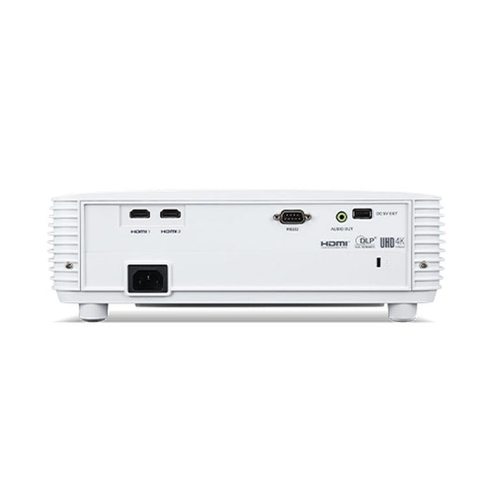 Acer Projector H6815BD, DLP, 4K UHD (3840 x 2160), 4000 ANSI Lm, 10 000:1, HDR Comp., Blu-Ray 3D support, Auto Keystone, AC power on, Low input lag, 2xHDMI, RS232, USB(Type A, 5V/1,5A), 1x3W, 2.88Kg, White