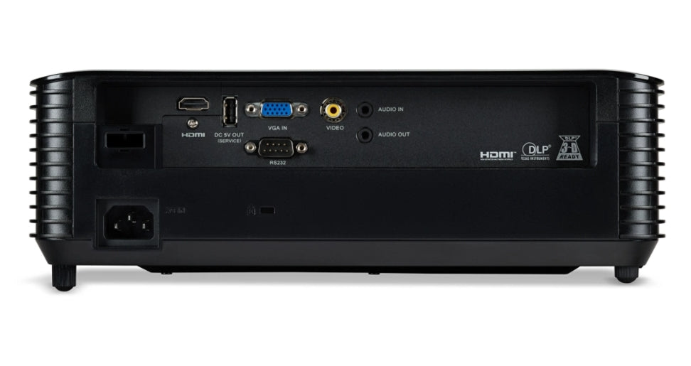 Acer Projector X1228i, DLP, XGA (1024x768), 4800 ANSI Lumens, 20 000:1, 1.1x, 3D ready, WiFi, HDMI 1.4, VGA in,  DC Out (5V/1.5A, USB-A), USB (Type A), RCA, RS232, Audio in/out , Auto keystone, Speaker 3W, 2.7kg, 2Y, Black