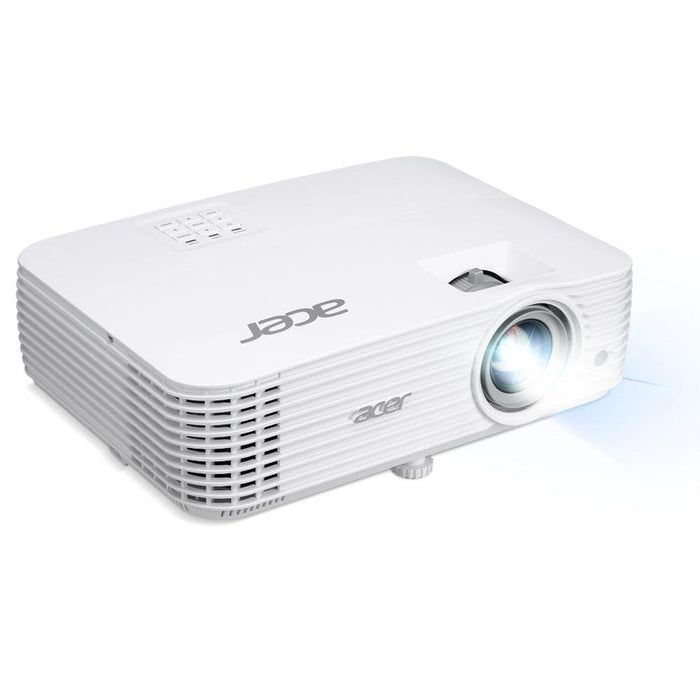 Acer Projector P1557Ki DLP, FHD (1920x1080), 4800 ANSI LUMENS, 10000:1, 2xHDMI 3D, Wireless dongle included, Audio in/out, USB type A (5V/1A), RS-232, Bluelight Shield, LumiSense, Built-in 10W Speaker, 2.9kg, White
