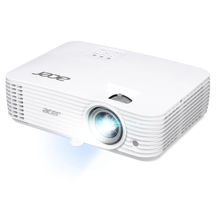 Acer Projector P1557Ki DLP, FHD (1920x1080), 4800 ANSI LUMENS, 10000:1, 2xHDMI 3D, Wireless dongle included, Audio in/out, USB type A (5V/1A), RS-232, Bluelight Shield, LumiSense, Built-in 10W Speaker, 2.9kg, White
