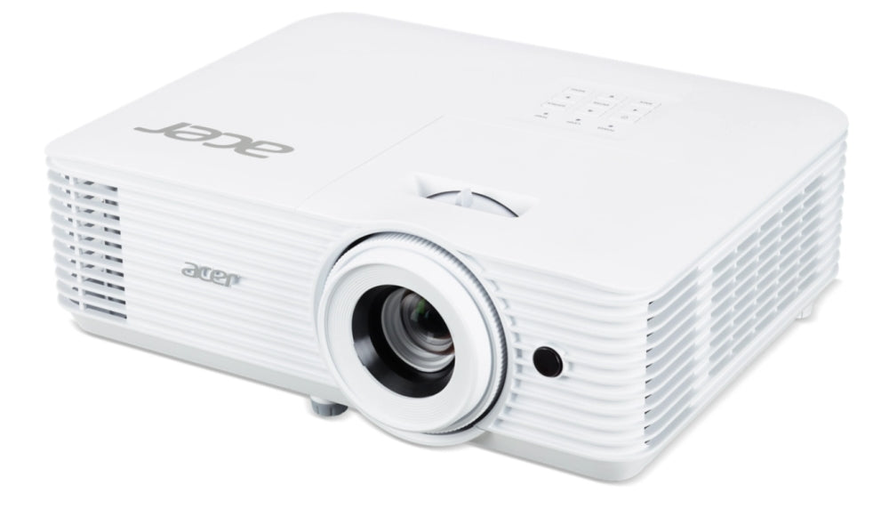 Acer Projector X1827, DLP, UHD 4K (3,840 x 2,160), 4000 ANSI Lumens, 3D, 10000:1, HDMI, RS-232, USB A, SPDIF, Audio in, Audio out, Speaker 10W, 3.1kg, Lamp life up to 12000 hours, White