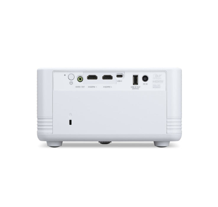 Acer Projector PD1510ic, DLP Portable, FHD (1920x1080), 1500 ANSI Lumens, 5000:1, LED Light Source, Auto Focus, WiFi, HDMI 2x1.4, DC Out (5V/1.5A, USB-A), USB 3.1 Type-C, Audio in/out, Speaker 2x5W, Bag, 2.3 kg, 3Y, White
