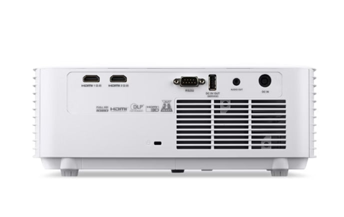 Acer Projector Vero XL2521, DLP, Laser, Full HD (1920x1080), 4000 ANSI Lumens, 3 500,000:1, 1.1x, Dynamic Black, HDMI 2.0 x 2 (HDCP 2.2), DC Out (5V/1.5A, USB-A), RS232, Speaker 15W, Laser lifespan up to 30,000h, 2.9 kg, Bag, White
