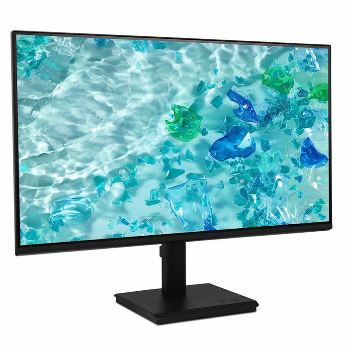 Acer Vero V247YGbi, 23.8'' FHD (1920x1080), IPS, 120Hz, 100M:1, 250nits, 4ms (GTG)/1ms (VRB), AdaptiveSync, VisionCare 2.0, HDMI, VGA, ZeroFrame, Vesa, Tilt, TUV LBL Certificate, Energy Class C, Black, 3Y