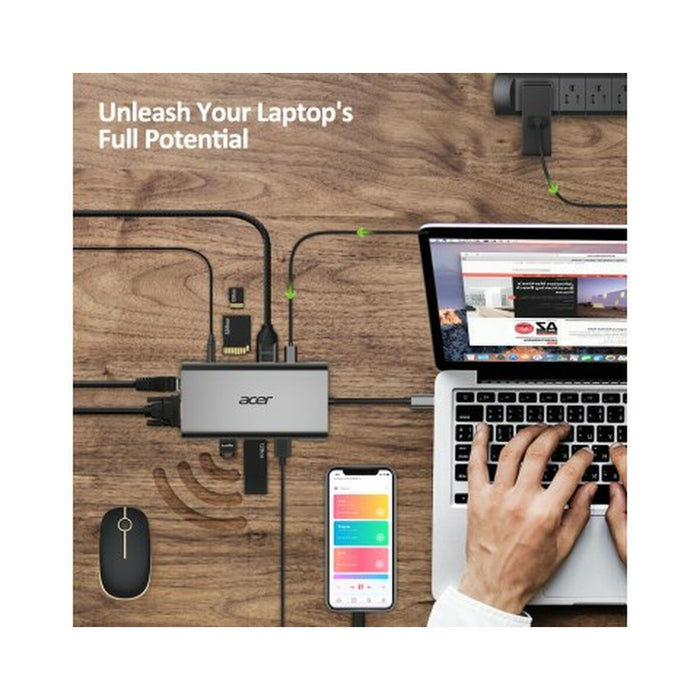 USB Hub Acer HP.DSCAB.002 Silver