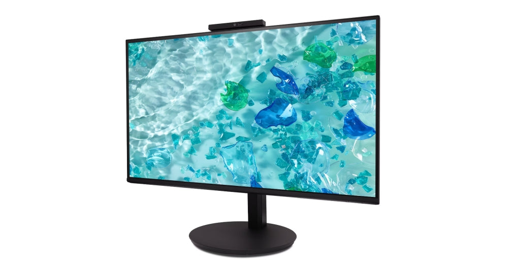 Acer Vero CB242YD6bmiprcx, 23.8'' FHD (1920x1080) IPS, ZeroFrame, 120Hz, 1ms(VRB), 250nits, VGA, HDMI, DP, Speakers, Audio In/Out, Adj.WebCam 5M/Mic array, AdaptiveSync, Energy Efficiency Class B, TCO Black, 3Y