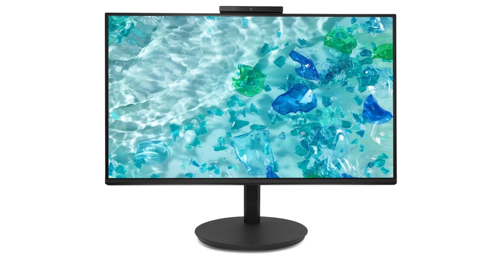 Acer Vero CB242YD6bmiprcx, 23.8'' FHD (1920x1080) IPS, ZeroFrame, 120Hz, 1ms(VRB), 250nits, VGA, HDMI, DP, Speakers, Audio In/Out, Adj.WebCam 5M/Mic array, AdaptiveSync, Energy Efficiency Class B, TCO Black, 3Y