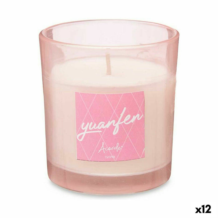 Scented Candle Acorde Peony 120 g (12 Units)