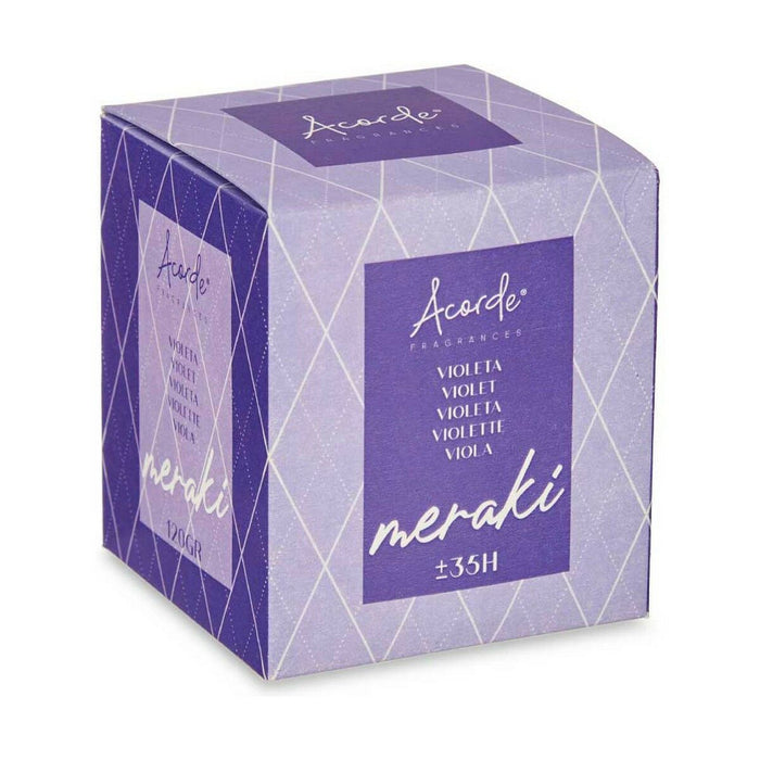 Scented Candle Acorde Violet 120 g (12 Units)