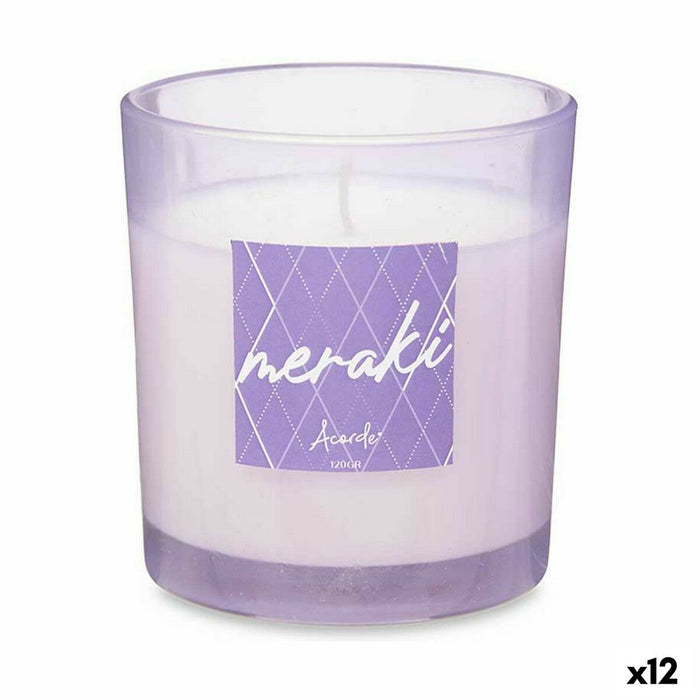 Scented Candle Acorde Violet 120 g (12 Units)
