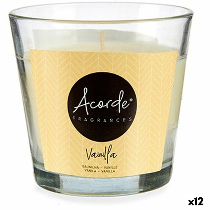 Scented Candle Acorde Vanilla 120 g (12 Units)