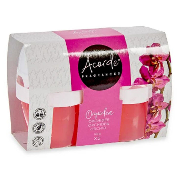 Air Freshener Set Acorde Orchid Gel (24 Units)