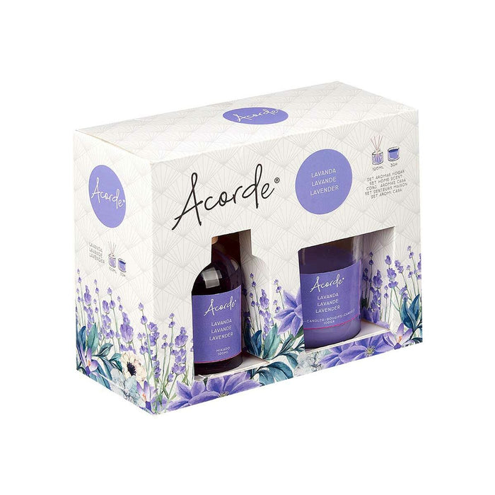 Air Freshener Set Acorde Lavendar 100 ml (6 Units)