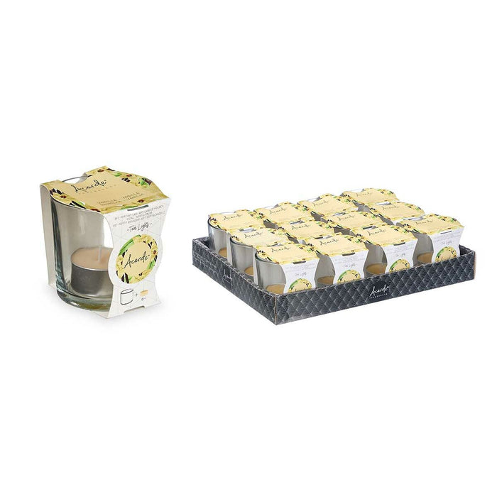 Scented Candle Acorde Vanilla Glass (12 Units)