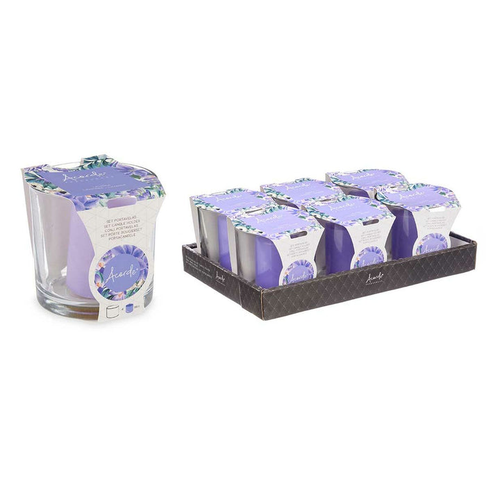 Scented Candle Acorde Lavendar Glass (6 Units)