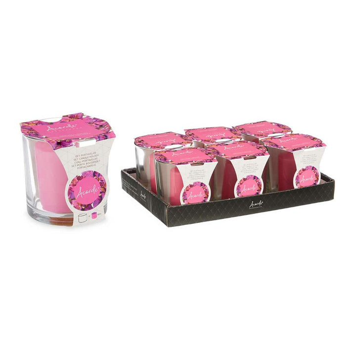 Scented Candle Acorde Orchid Glass (6 Units)