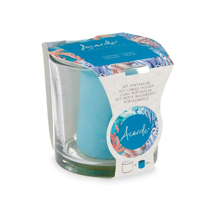 Scented Candle Acorde Ocean Glass (6 Units)