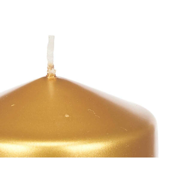 Candle Acorde Golden 7 x 7,5 x 7 cm (24 Units)