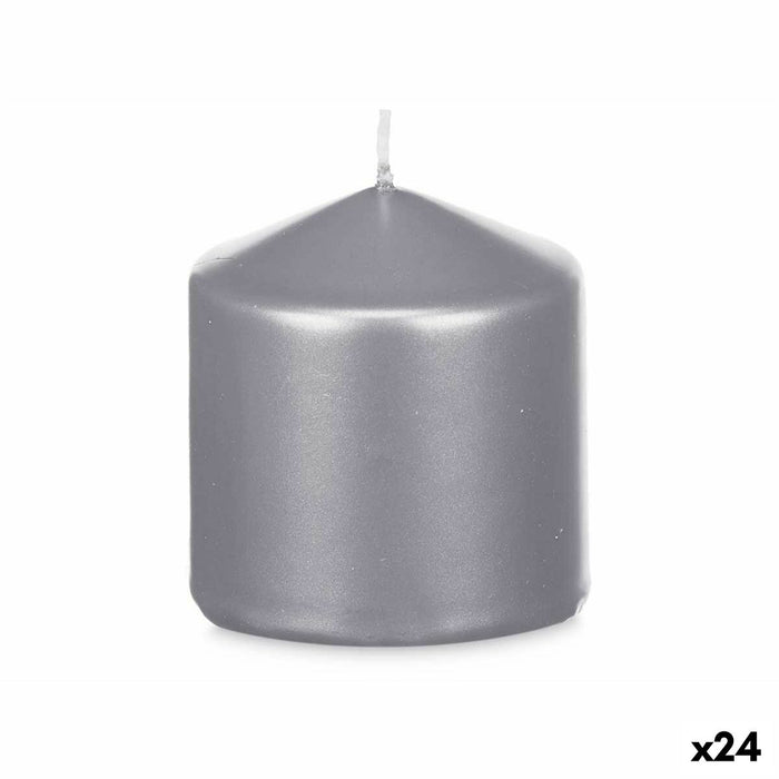 Candle Acorde Silver 7 x 7,5 x 7 cm (24 Units)
