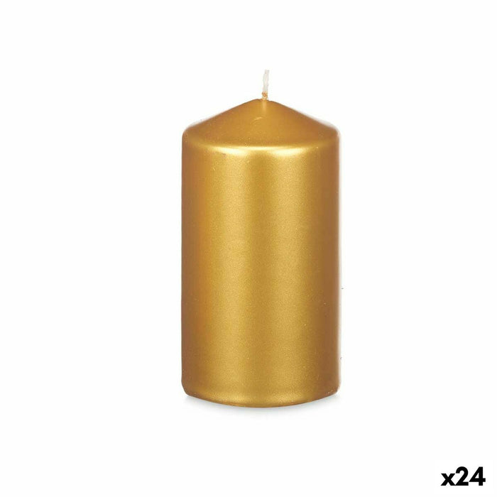 Candle Acorde Golden 7 x 13 x 7 cm (24 Units)