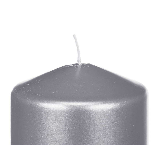 Candle Acorde Silver 7 x 15,5 x 7 cm (12 Units)