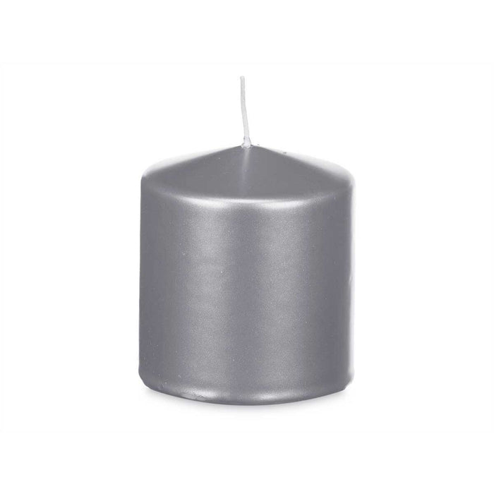 Candle Acorde Silver 9 x 10 x 9 cm (12 Units)