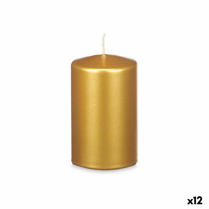 Candle Acorde Golden 9 x 15 x 9 cm (12 Units)