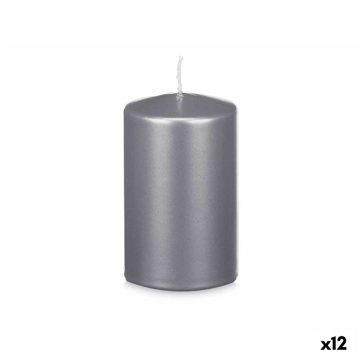 Candle Acorde Silver 9 x 15 x 9 cm (12 Units)