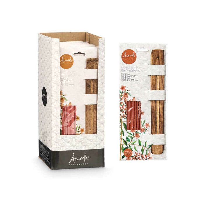 Incense set Acorde Sandalwood (12 Units)