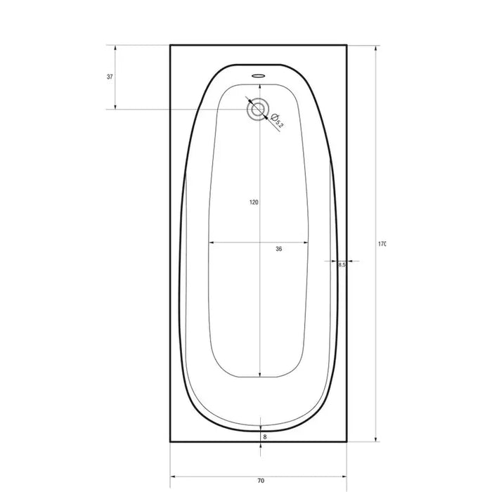 ACRYLIC BATH SANOTECHNIK LINEA - Вани<<<Вани и аксесоари<<<Баня<<<Praktiker