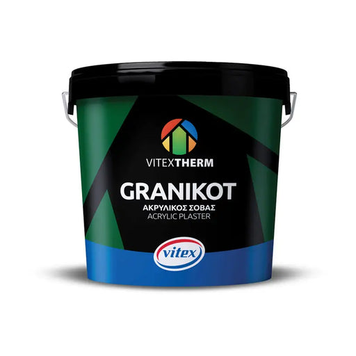 ACRYLIC FACADE PLASTER 1.5 MM BASE W 25 KG VITEX GRANIKOT - Мазилки<<<Фасадни бои и мазилки<<<Подови и стенни